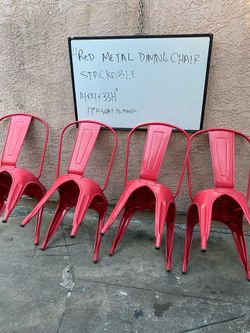Stackable Metal chairs