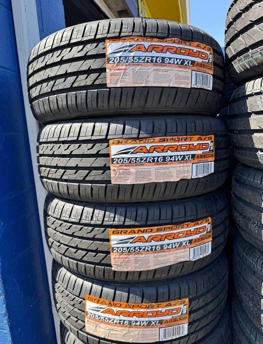205 55 16 Vendo Un Seth De Llantas De La Marca ARROYO Con 50 Mil Millas De GarantÃa Las 4