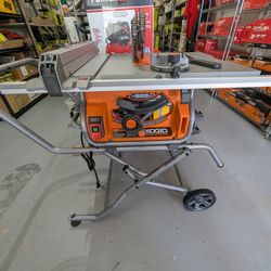 RIDGID
15 Amp 10 in. Portable Corded Pro Jobsite Table Saw with Stand