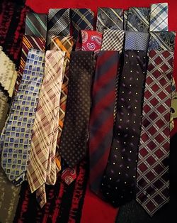 Ties, Brand New, Various Colors and Designs. Huge Bag Full. Total of 62 Ties. ONLY $100.
