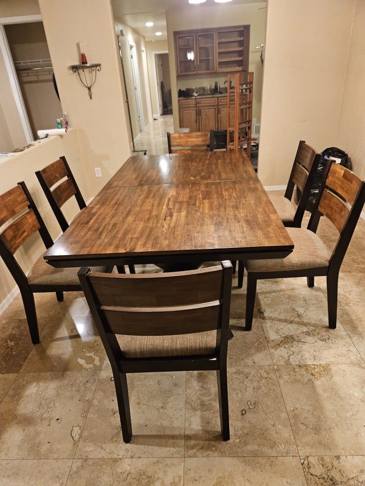 Dining Table 6 Chairs 