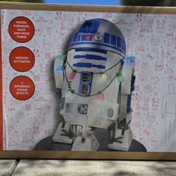 HOME DEPOT 3.5 FT ANIMATED STAR WARS R2D2 CHRISTMAS PROP ANIMATRONIC