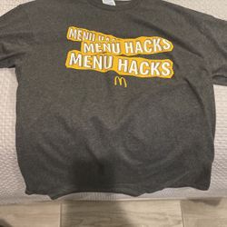 Menu Hack McDonalds Large Shirt 