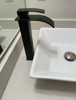 Matte Black Faucet (set of 3)