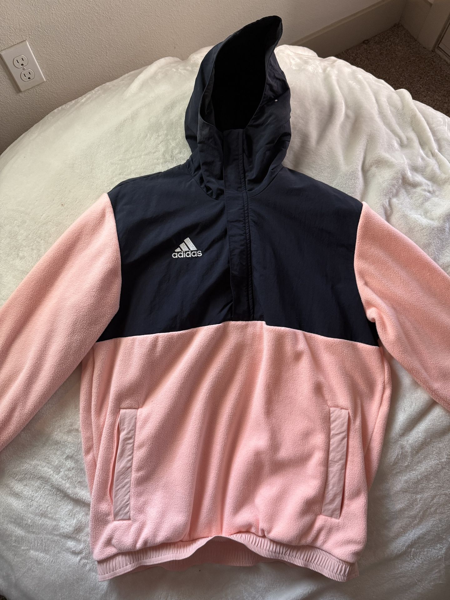 Adidas Quarter Zip Fleece Jacket