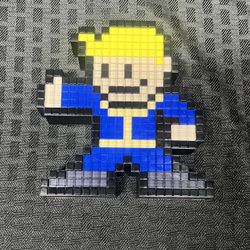 PDP Pixel Pals Fallout 4 Vault Boy 003 First Edition Light Up Figure Display 