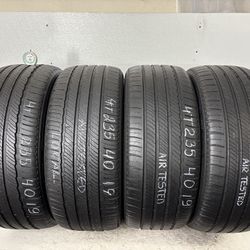 Set 4 Tires 235 40 19 Michelin Primacy Mxm4 No Repairs