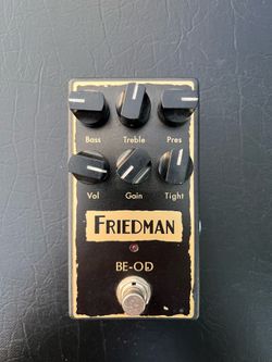 Friedman BE OD Overdrive Distortion Guitar Pedal