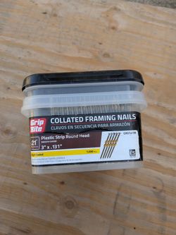 Grip-Rite GR0141M 3" x .131" 21° Framing Nails clavos