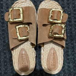 Schutz Enola Rope Flat sz 7 Women