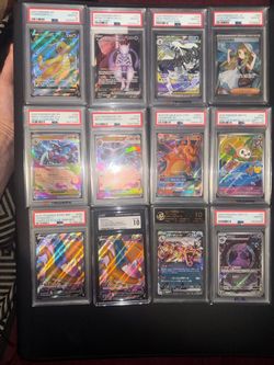 Pokemon PSA/CGC Graded 10 Card Lot – 12 Cards