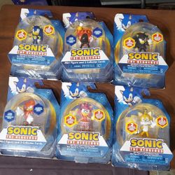 Sonic The Hedgehog Mini Figure Collection Full Set of 6
