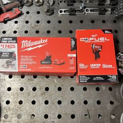 Milwaukee m12 5.0 battery & stubby impact wrench fuel