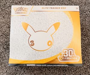 Pokémon TCG: Mega Evolutions 30th Celebration Anniversary Elite Trainer Box NEW/SEALED