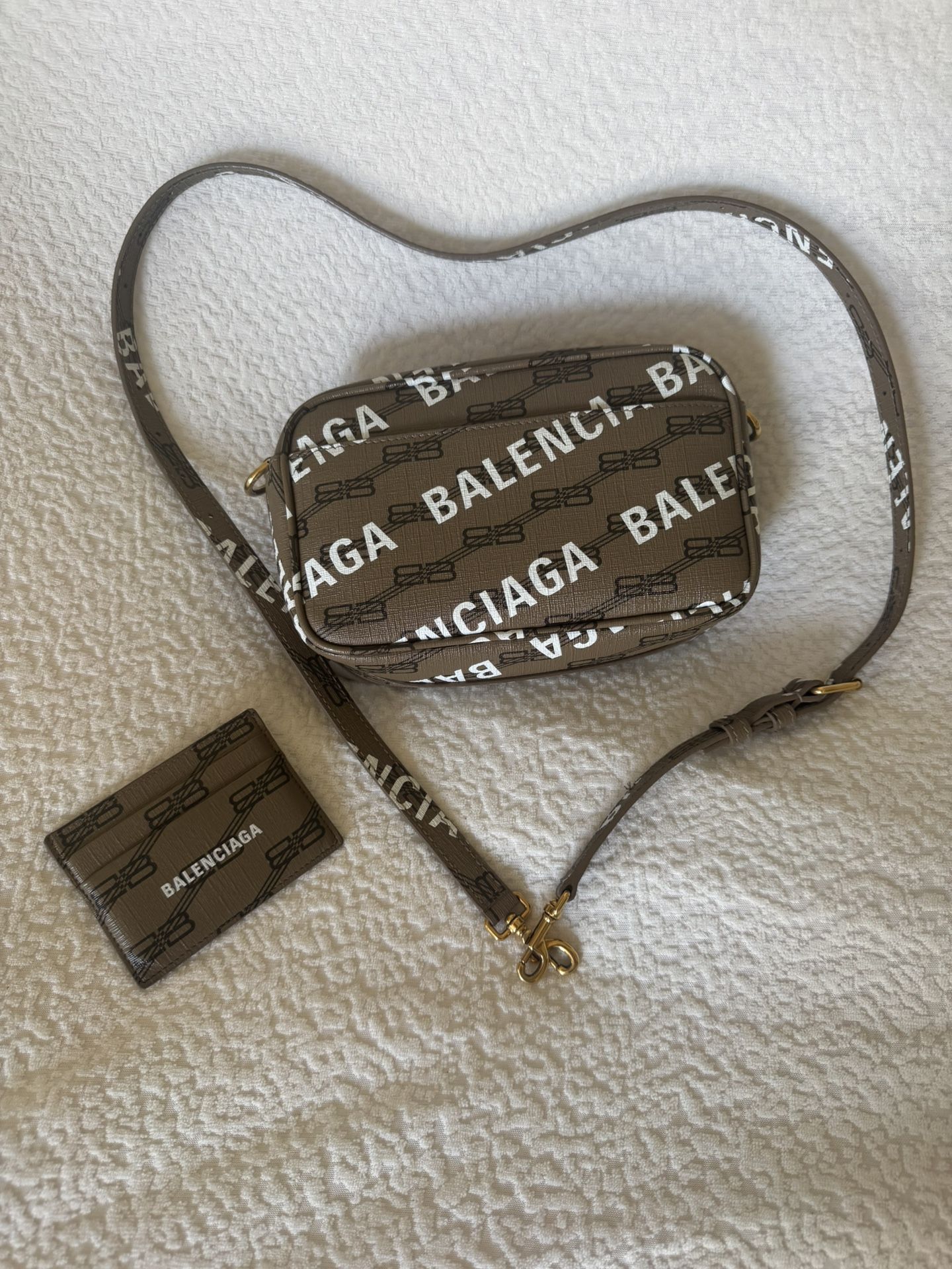 Authentic Balenciaga Crossbody W Matching Card Holder