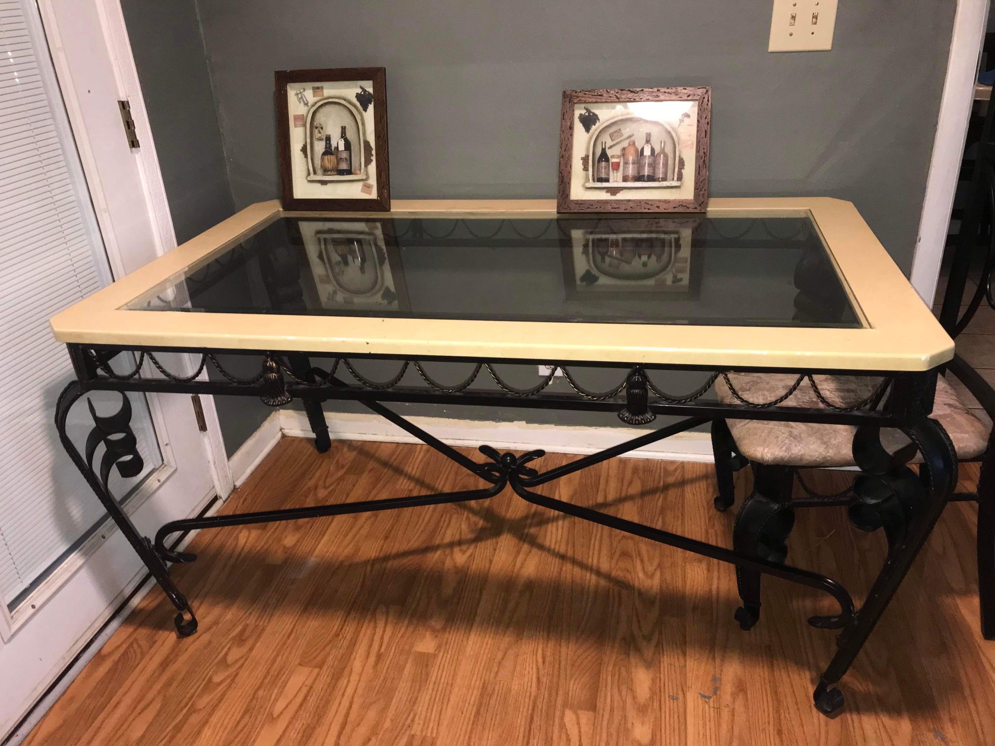 Dining Room Table With Three Chairs