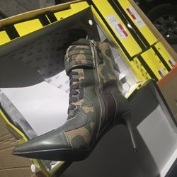 Camouflage Woman Boots 