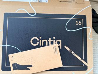 Drawing Tablet Cintiq  16’’ w glove