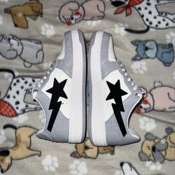 Bapestas Low Grey White - Brand New - Size 11 