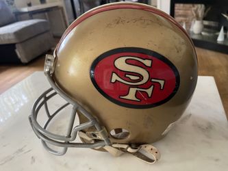 Joe Montana autographed player worn authentic helmet certified