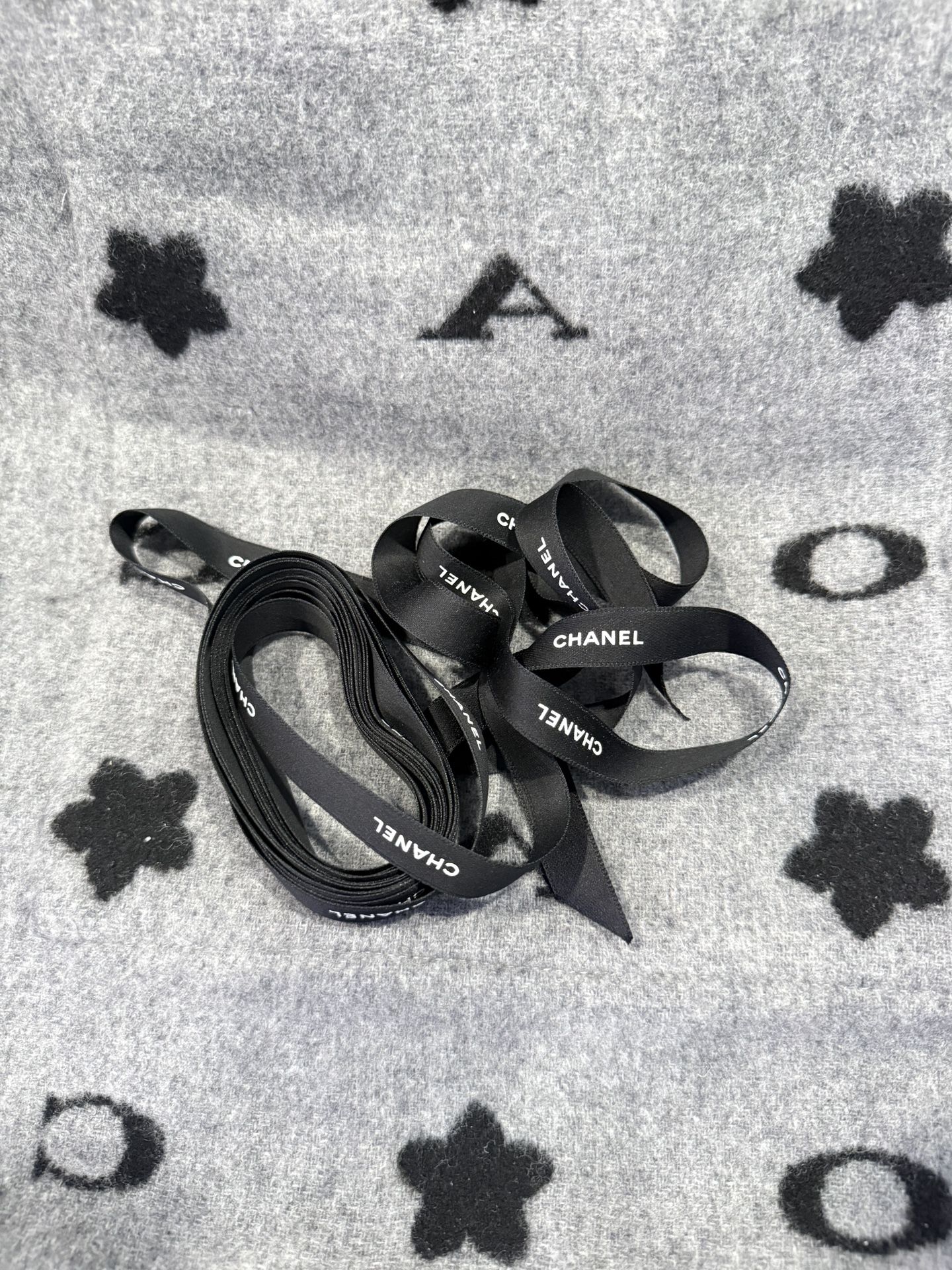 Chanel holiday ribbon