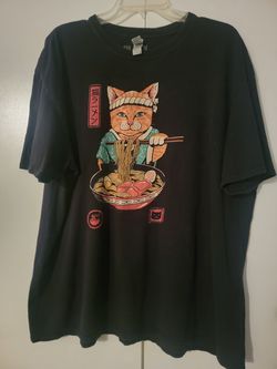 Hot Topic Ramen Black Unisex T-Shirt Size 2XL