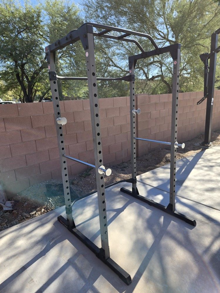 Squat Rack. Fitness Reality