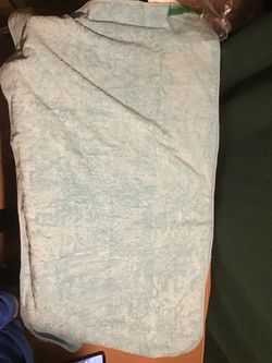Blue towel