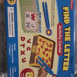 Lakeshore FIND THE LETTER fine Motor Game