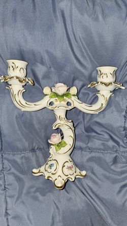 Vintage AK Kaiser Porcelain Candlestick Holder