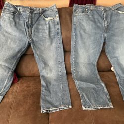 Levi’s Jeans 8 Pair 40W X 30L