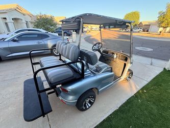 4 passenger Golf Cart with Rear Seat 2005 LITHIUM BATTERY