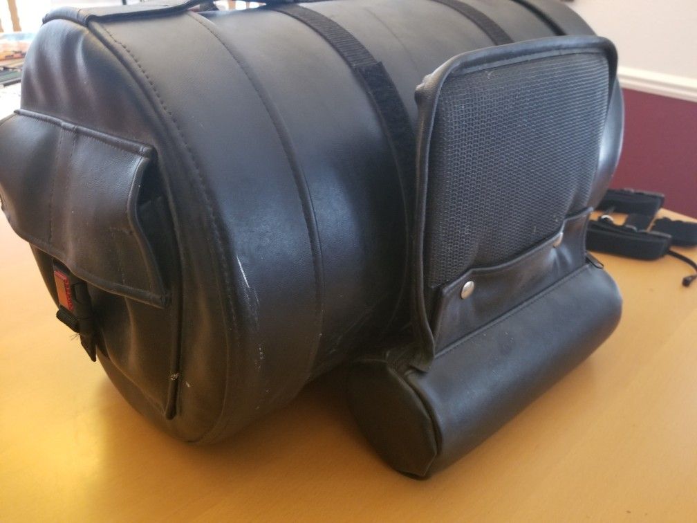Bikers Friend Made In USA Motorcycle Travel Luggage With Back Rest