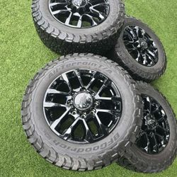 4 NEW 2026 CHEVROLET 2500 WHEELS&TIRES BFG KM3 $2200
