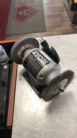 1003 Ryobi BG612G Corded 120v 2.1amp 3600rpm 6” Bench Grinder 551023