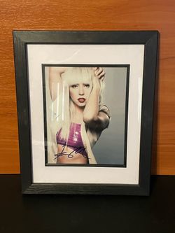 Authentic Lady Gaga autographed picture