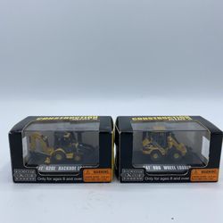 Norscot Construction Mini's CAT 420E & CAT 906 Scale Backhoe Loader