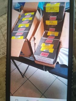 7- cajas de clavos $12- cada una -$12- EACH -BRIGHT BOX NAILS -