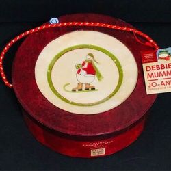 NEW Debbie Mumm For JO-ANN Fabrics Snow Family 7” Dessert Plates 2007