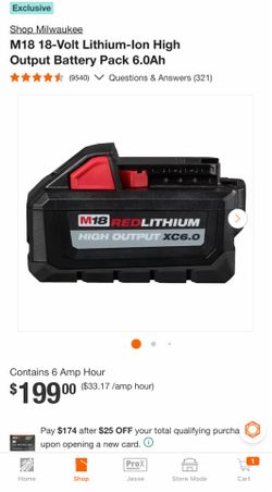 Milwaukee high output battery