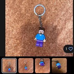 Lego Minecraft Steve Key Chain 853818