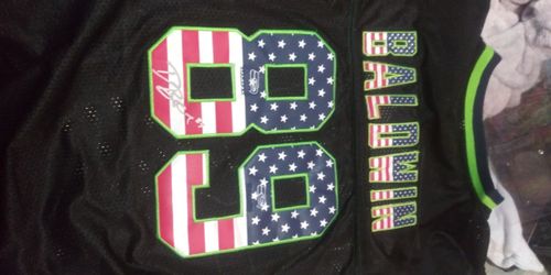 Autographed jersey with letter of authenticity