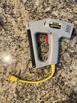 New Stanley Sharpshooter TRE500 Heavy Duty Electric staple/nail Gun Without Box