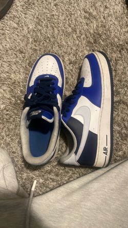 Nike Air Force 1 Low Blue & White Sneakers
