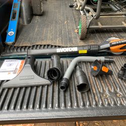 Worx 20 volt blower and attachments