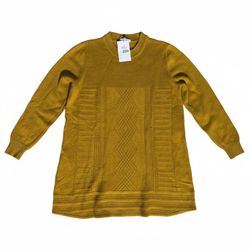 Mustard Long Knit Dress