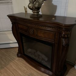 Solid Wood Fireplace 