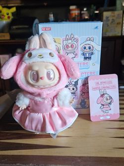 Labubu The Monsters x Sanrio Characters  My Melody Vinyl Plush Pendant