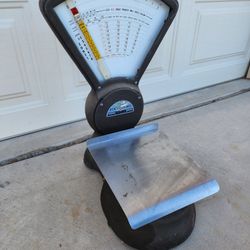 Vintage Weight Platform Scale Old Pitney Bowes Postal Rate