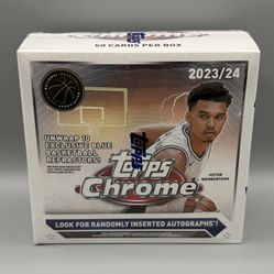 2023-24 Topps Chrome Basketball Monster Box NEW/SEALED